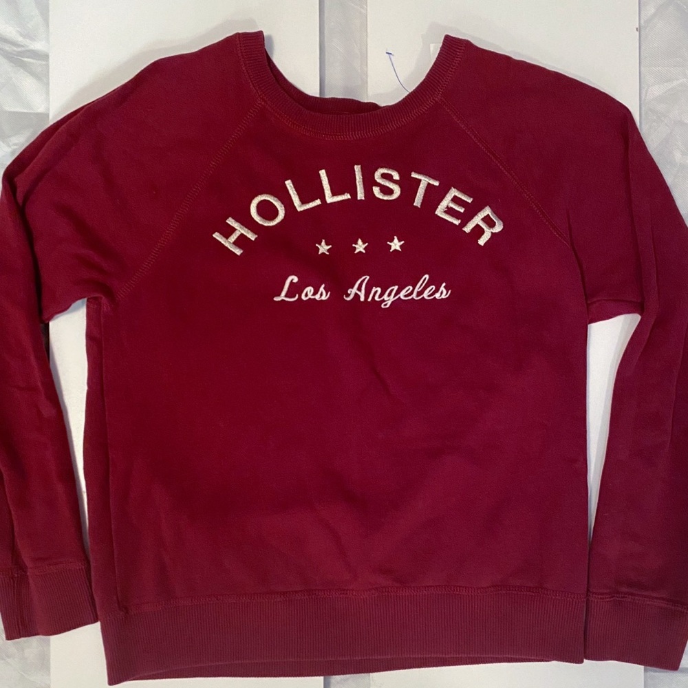 Winter Holiday Maroon Crewneck Sweater